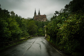 Fototapeta na wymiar Santuario de Covadonga