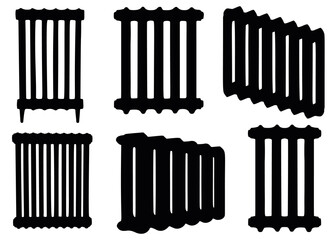 Radiators in the set.