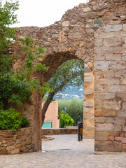 Grimaud village, Cote d'Azur, Provence, southern France