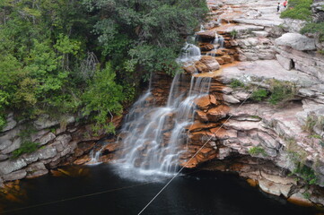 The caves and waterfalls of the Chapada Diamantina National Park in Bahia, Brazil