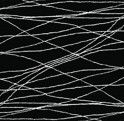 Slim lines texture. Parallel and intersecting lines abstract pattern. Abstract textured effect. Black isolated on white background.Vector illustration. EPS10.