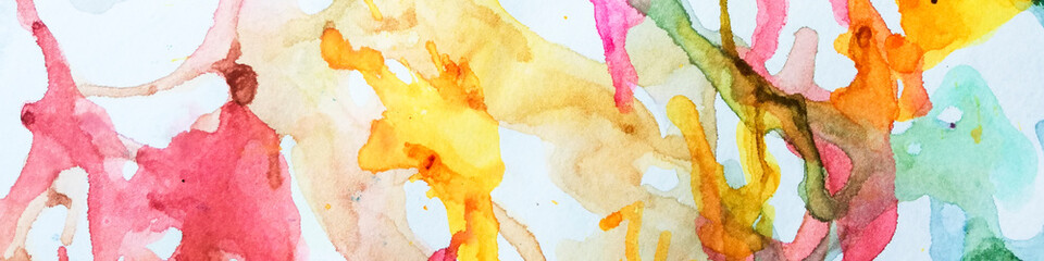 Mix Cover. Grunge Blue Paint. Wet Canvas.