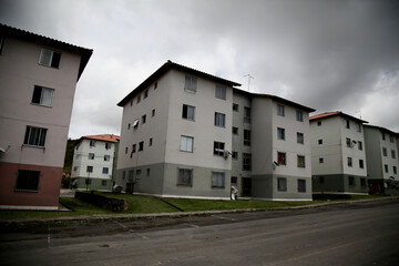 mata de sao joao, bahia / brazil - october 1, 2020: Residential complex of the housing program my...