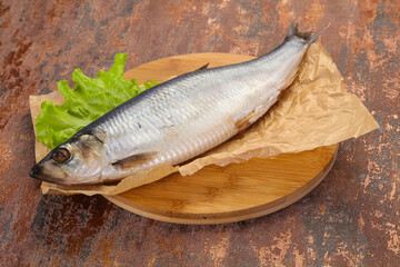 Salted herring fish