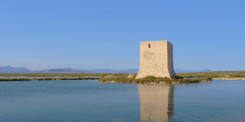 Fototapeta na wymiar Torre de Tamarit, Santa Pola, Alicante