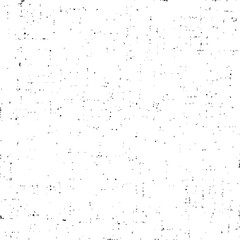 Abstract vector noise. Small particles of debris and dust. Distressed uneven background. Grunge texture overlay with fine grains isolated on white background. Vector illustration. EPS10.