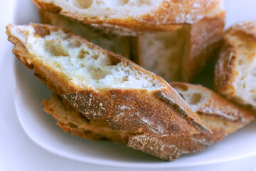 Appetizing French baguette 