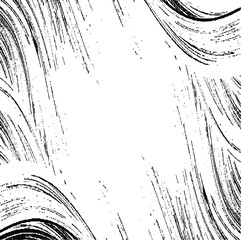 Vector brush sroke texture. Distressed uneven grunge background. Abstract distressed vector illustration. Overlay over any design to create interesting effect and depth. Black isolated on white. EPS10