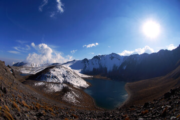 Toluca volcán vista del cráter
