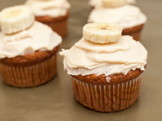 Banana cupcake