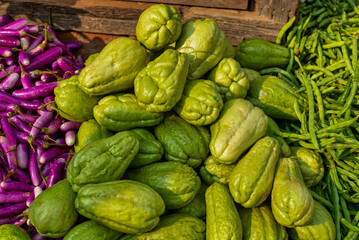 Nepal Veggie Stand fresh Vegetables