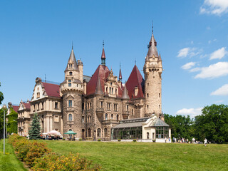 Fototapeta na wymiar Moszna Castle, Poland