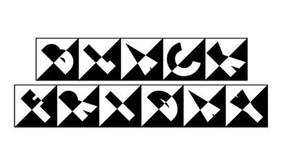 Black friday sign banner illustration