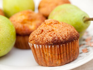 Pear muffins