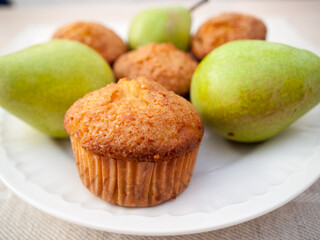 Pear muffins