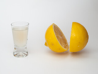 Naklejka na ściany i meble Lemon liqueur