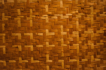 Rattan texture. Detail handicraft rattan weaving texture background. woven pattern.Traditional woven pattern background.
