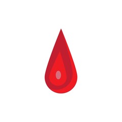 Obraz premium blood logo icon vector