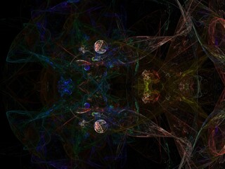 Imaginatory fractal background Image