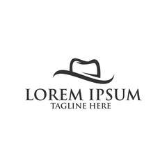 Dental with hat cowboys logo template