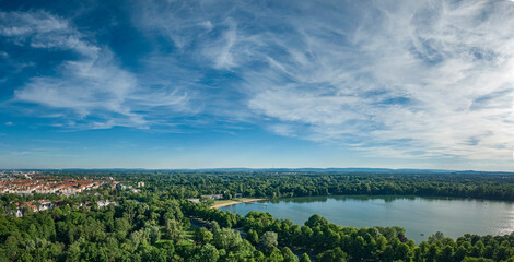 Hannover-Strandbad - Maschsee - Döhren - Panorama - Drohnenaufnahme