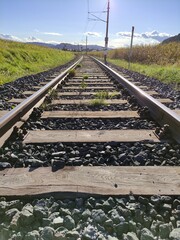 railway in the countryside