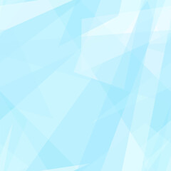 Pastel blue, white transparent triangle shapes. Vector rapport for seamless pattern. Geometric background. Stylized stained glass. Abstract design for wallpaper, wrapping paper, websites. EPS10