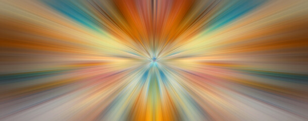 Abstract stylish background for design. Rays of light. Light from central point. Bright flash of light. Dynamic movement in space.