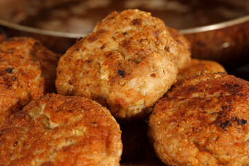 The homemade chops just got fried