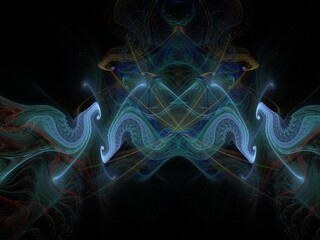 Imaginatory fractal background Image