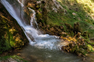 Naklejka na ściany i meble Gostilje waterfall at Zlatibor mountain in Serbia