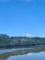 lake and mountains