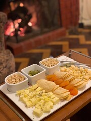 buffet with snacks