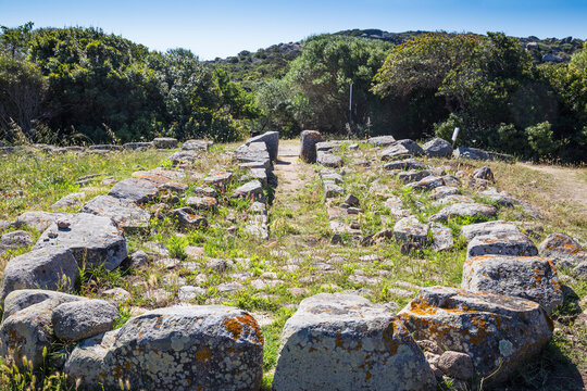 Lu Brandali archaelogical site, The Giant's tomb, Santa Teresa Gallura, Sardinia
