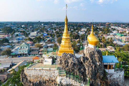 Taung Kew Paya Built On Rocks, Loikaw, Kayah State