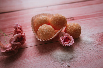 
citrus sweets in sugar