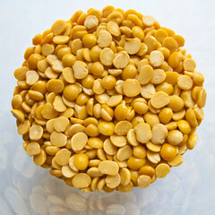 Organic Yellow Lentils Food