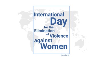 International Day for the Elimination of Violence against Women holiday card