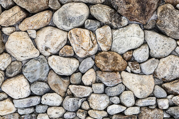 gray stone pattern, cobblestone wall hard and weathered background