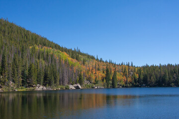 Obraz premium Fall foliage at Lily Lake