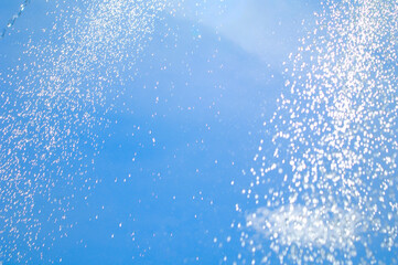 シャワーの水しぶき