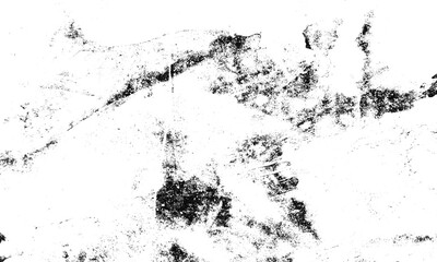 Abstract Black and White Illustration Texture. Grunge Vintage Surface with Dirty Pattern in Cracks, Spots, Dots. Abstract Monochrome Background