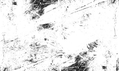 Abstract Black and White Illustration Texture. Grunge Vintage Surface with Dirty Pattern in Cracks, Spots, Dots. Abstract Monochrome Background