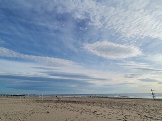 Cloud sky on the beach