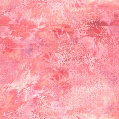 Fototapeta premium Coral pink girly sweet seamless pattern texture. High quality illustration. Candy, ice cream, or sherbet pink. Natural texture with digital overlay.