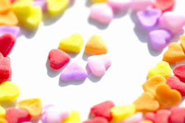 ハート形のお菓子