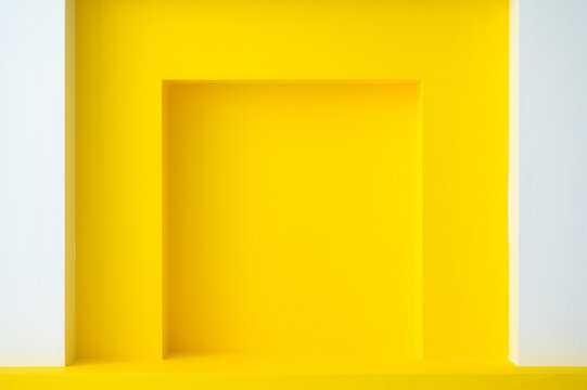 Yellow architecture window