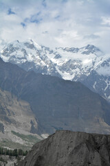 Fototapeta premium Snow-covered mountains of Pakistan