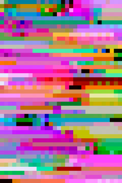 Vibrant, Digital Pixel Glitch Background/texture/mosaic/collage