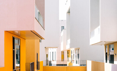 Exterior of modern building